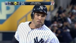 BALNYY Gm3 Ibanez hits gametying homer in ninth [upl. by Raynata]