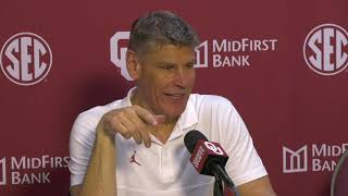 Oklahoma HC Porter Moser postgame OU 93 Lindenwood 60  1142024 [upl. by Essie]