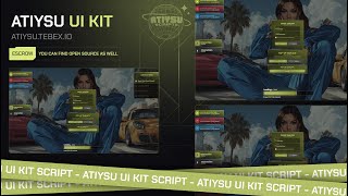 Aty Scripts  UI Kit Text UI Loading Notify Context Menu Dialog Menu Pop Up [upl. by Leis928]