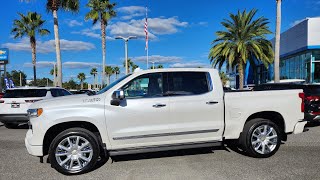 2025 Chevrolet Silverado 1500 High Country Z71 62L V8 quotIridescent Pearl Tricoatquot en Español [upl. by Flower]