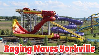 Raging Waves Waterpark  Yorkville Illinois  Raging Waves Yorkville [upl. by Hsetih]