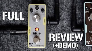 EX ENO AD6 Analog Delay Pedal tcube series FULL REVIEWDEMO [upl. by Anyer]