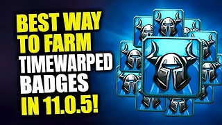 Best Way To Farm Timewarped Badges In Patch 1105 WoW The War Within  Timewalking Guide [upl. by Azmah]