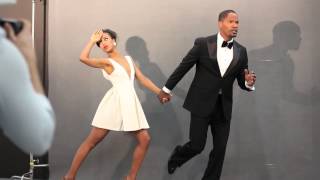 BehindtheScenes Jamie Foxx Kerry Washington Photo Shoot [upl. by Idna]