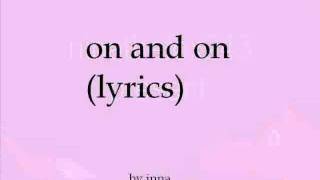 on and on lyrics  inna [upl. by Lilahk]