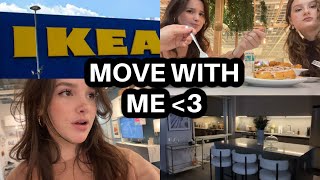 IKEA haul Tv mounting kitchen organization etc  The Moving Series  Day 6 [upl. by Nivonod]