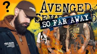 IT HITS TOO DEEP 😓 Avenged Sevenfold  So Far Away  A RAP FANS REACTION [upl. by Ydarg175]