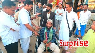 Helping Handicapped People HarshaSaiForYouHindi [upl. by Rabin]