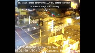 Ballarat level crossing crash  May 2020 [upl. by Inavoy182]