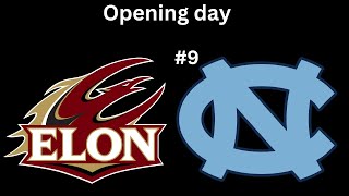 Elon VS UNC Live Reaction College Basketball [upl. by Auoz550]