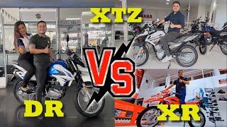 Yamaha XTZ150 VS Honda XR 150 VS Suzuki DR 150  CUAL COMPRAR [upl. by Atinev]