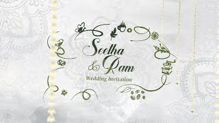 Latest Traditional Hindu Wedding Invitation Video  Save The date Video  Rishi Photography [upl. by Odnomor175]