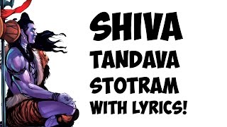 Shiva Tandava Stotram  Lyrics [upl. by Enitnelav333]