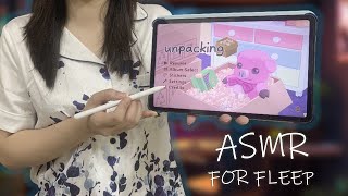 ⭐iPad ASMR  Lets Play quotUnpackingquot  Clicky whispering Close whispering For Sleep [upl. by Bernarr]