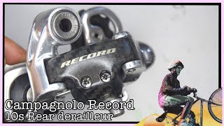 Campagnolo Record 10 speed Rear Derailleur Rebuild service overhaul [upl. by Nyahs871]