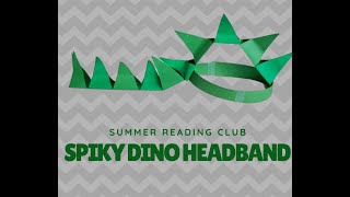 Dinosaur Headband Craft [upl. by Inaniel]