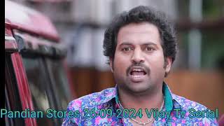 pandian stores serial today episode sept 26 [upl. by Ogilvy685]