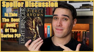 Light Bringer REVIEW amp SPOILER DISCUSSION  Pierce Brown redrising booktube bookreview books [upl. by Nivlag]