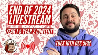 End of 2024 Livestream Bicen Maths Tues 10th Dec 5pm6pm [upl. by Inaniel810]