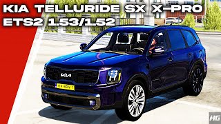 Kia Telluride SX XPro 2024 ETS2 153  Euro Truck Simulator 2  ETS 2  Car Mod [upl. by Adnilemreh]