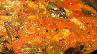 vendakka curry recipe  kerala style nihal and mom [upl. by Yetah]