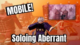 AOTRevolution Soloing Aberrant Loading Docks on mobile [upl. by Klapp]