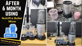 After 6 month using  NutriPro Juicer Mixer Grinder  Smoothie Maker  500 Watts detail review [upl. by Taima]