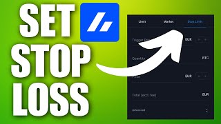 How to Set Stop Loss on Bitvavo 2024 [upl. by Abehs]