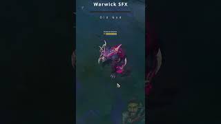 Old God Warwick SFX  League of Legends Quick Showcase [upl. by Fronia464]