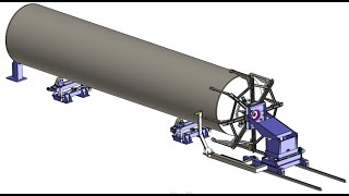 Fuel Tank Automatic Welding Production Line [upl. by Isaac]