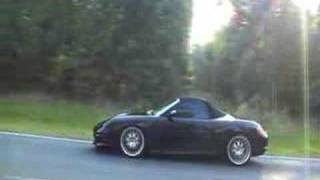 Supercharged Boxster off the line like a banshee [upl. by Cho243]