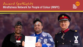 Mindfulness Network for People of Colour  William Fley amp Rev Malaika  London Dangoor Awards [upl. by Eiwoh]