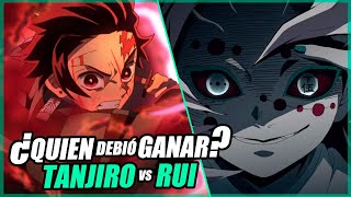 TANJIRO VS RUI  ¿QUIEN DEBIÓ GANAR I Demon Slayer Nueva serie [upl. by Mulloy]