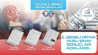 28122023 Yalova İl Geneli Ortak Sınav Sonuç Modülü Kullanımı [upl. by Lertnek]