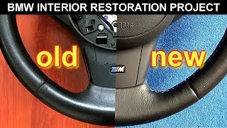 BMW Interior Trim amp Steering Wheel Restoration [upl. by Applegate]