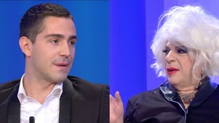 Maurizio Costanzo Show Tommaso Zorzi litiga con Platinette quotFosse la prima voltaquot Nella nuova punt [upl. by Saberhagen]