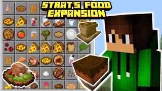 ✔Strats Food Expansion ModAddon For Minecraft PE 117119 [upl. by Notnelc799]