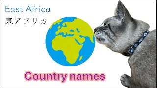 Quiz How to read the country names in Japanese Learn Japanese with Toby East Africa 東アフリカ [upl. by Okoyk]