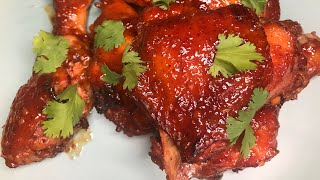 Sticky bbq honey glazed chicken [upl. by Ayote]