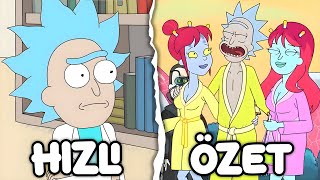 Hızlı Özet 17 Dakikada Rick and Morty 2 Sezon [upl. by Kerekes237]