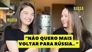 🇷🇺​ Entrevistei a RUSSA que VIROU BRASILEIRA e NÃO quer VOLTAR para RÚSSIA [upl. by Kata613]