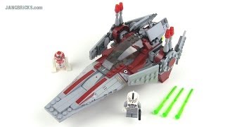 LEGO Star Wars 75039 VWing Starfighter set review 2014 [upl. by Hakvir103]