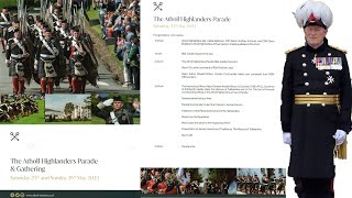 The Atholl Highlanders Parade 2024 [upl. by Adniralc]