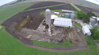 Silo Demolition Iowa [upl. by Merras280]