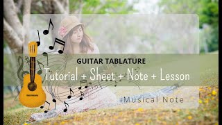 Guitar TAB  Henry VIII  Pastime With Good Company  Tutorial Sheet Lesson iMn [upl. by Aerdna476]