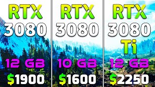 RTX 3080 12GB vs RTX 3080 10GB vs RTX 3080 Ti 12GB [upl. by Aehcim]