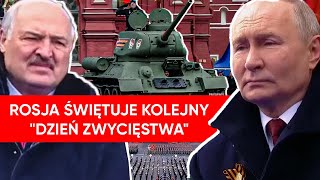 Igrzyska propagandy w Rosji Kamery nagrały reakcje Putina i Łukaszenki [upl. by Chaddie]