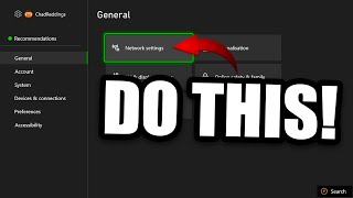 XBOX NETWORK SETTINGS RESET EASY METHOD How To Reset Xbox Series SX Network Settings [upl. by Okoyik]