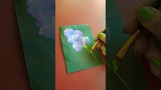 One Stroke Flowershorts art youtubeshorts [upl. by Ramah]