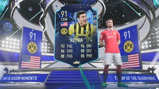 IS 91 TOTS Moments GIO REYNA Good Or Is The Fodder Better Fifa 23 [upl. by Crellen]